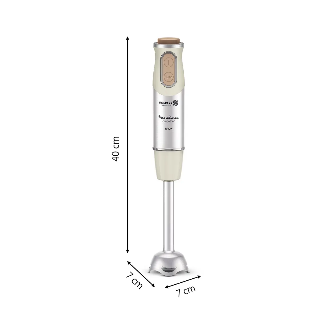 DD655A10 MIXEUR A BRAS MOULINEX QUICKCHEF 1000 W HACHOIR+ - 6