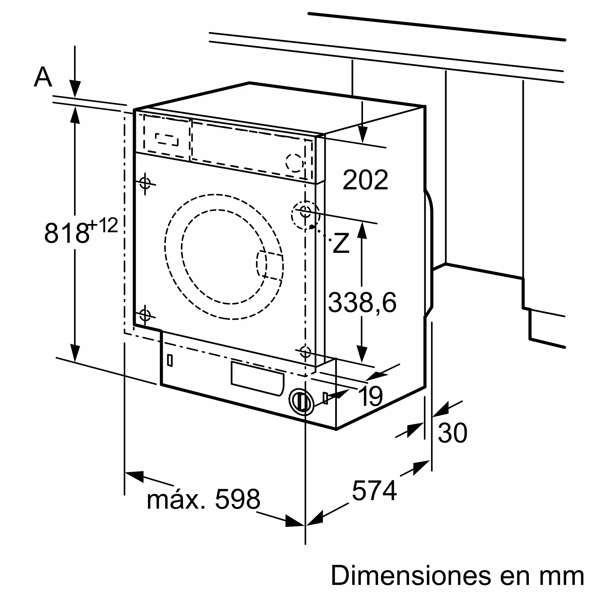 WI14W542ES MACHINE A LAVER SIEMENS INTEGRABLE 8KG IQ700 - 9