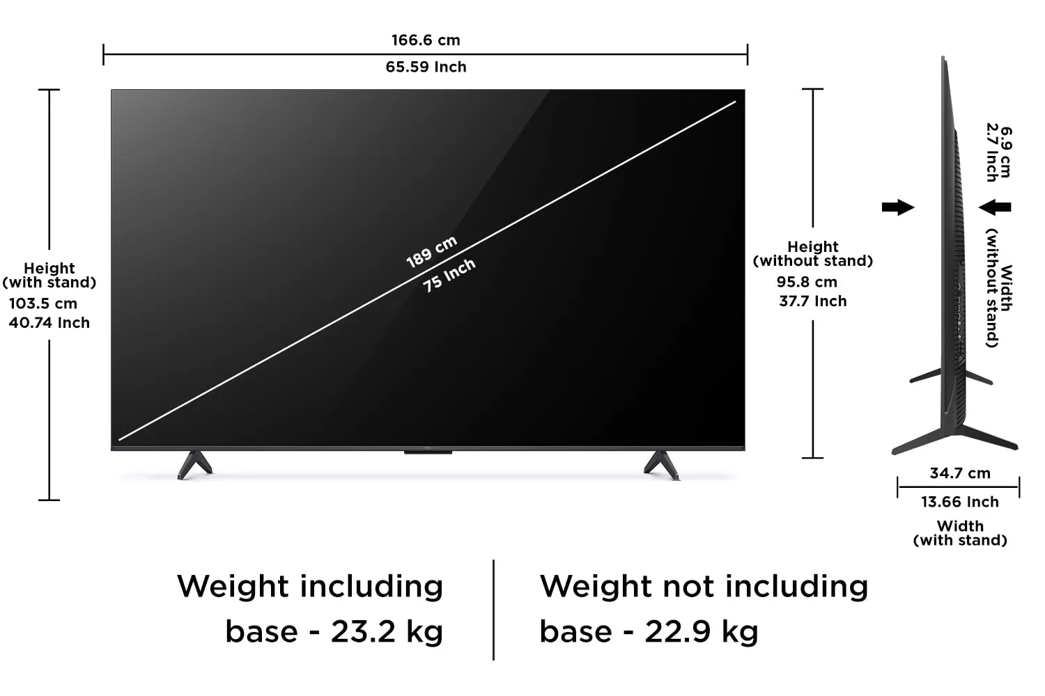 75C655 TELEVISEUR TCL QLED Pro 75 smart 4k - 12