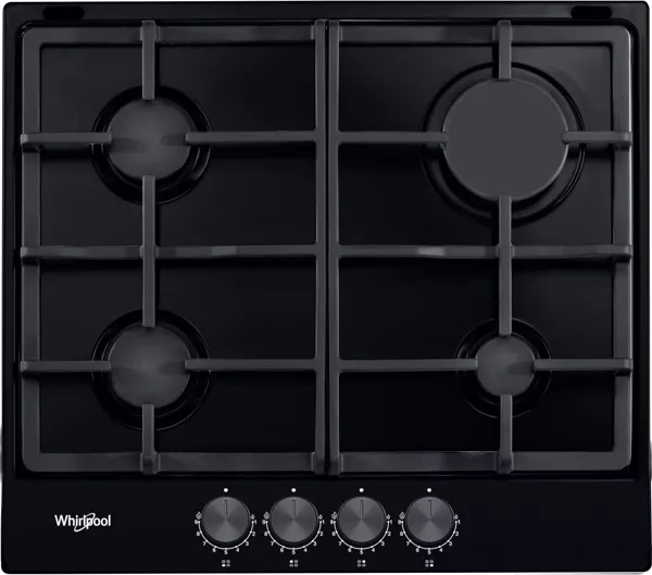 TGML660NB PLAQUE WHIRLPOOL 4 FEUX 60CM METAL NOIR FONTE - 0