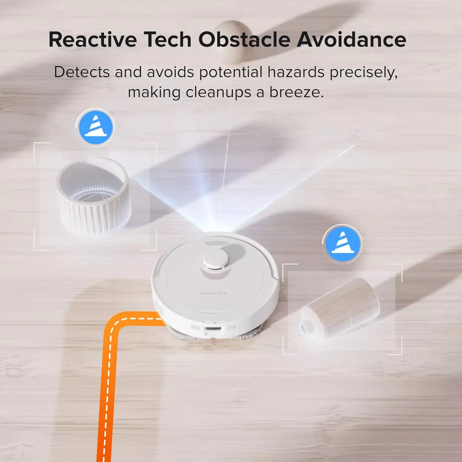 QX0PEA ASPIRATEUR ROBOT roborock Q Revo WIFI LAVAGE ET - 6