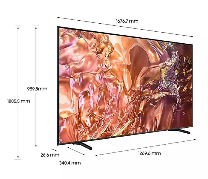 TQ75QE1D14 TELEVISUR SAMSUNG QLED 75 SMART 4K New 2024 EUR - 11