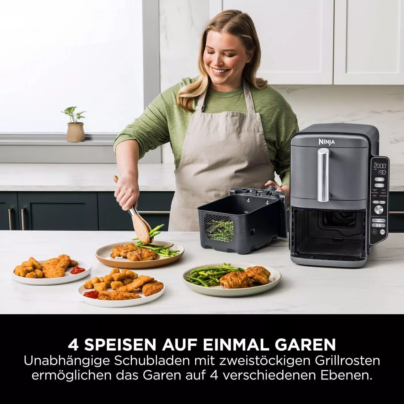 SL400EU Airfryer Ninja Double Stack XL 9,5 L sans huile - 13