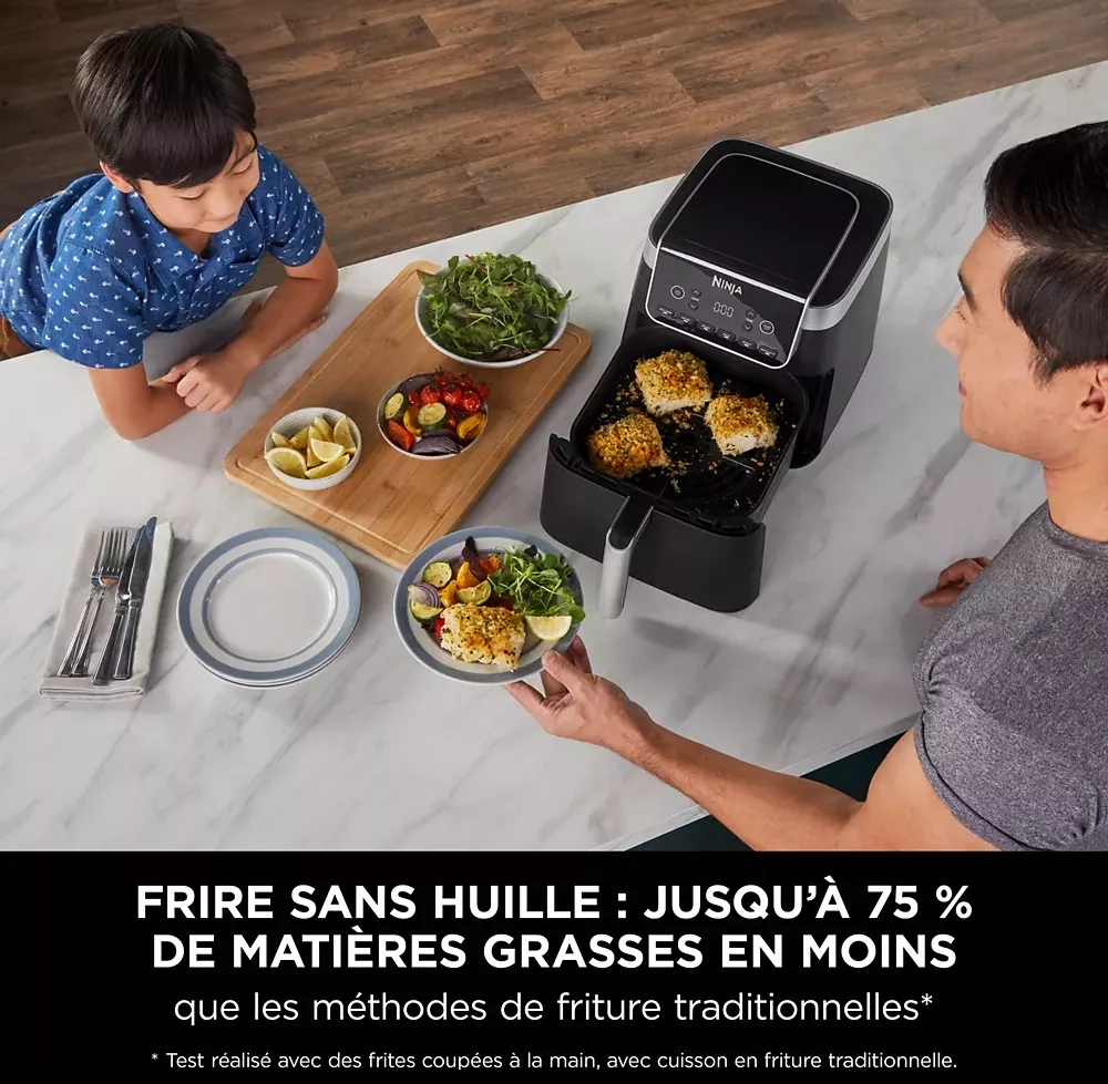 AF180EU Airfryer Ninja AF1 80EU max 6.2L sans huile - 11