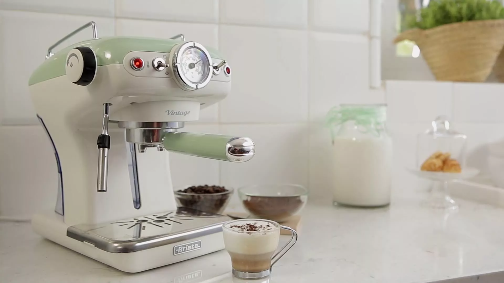 1389A machine a cafe esspreso ARIETE beige - 2