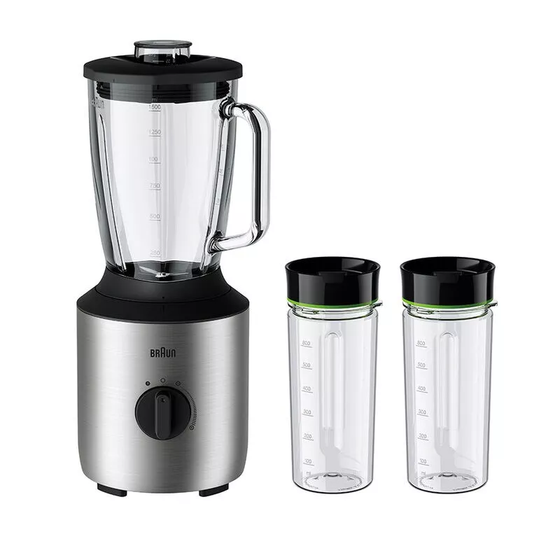 JB3272SI-JB301AI blender braun PowerBlend 3 verre 1.5L 800 W - 0