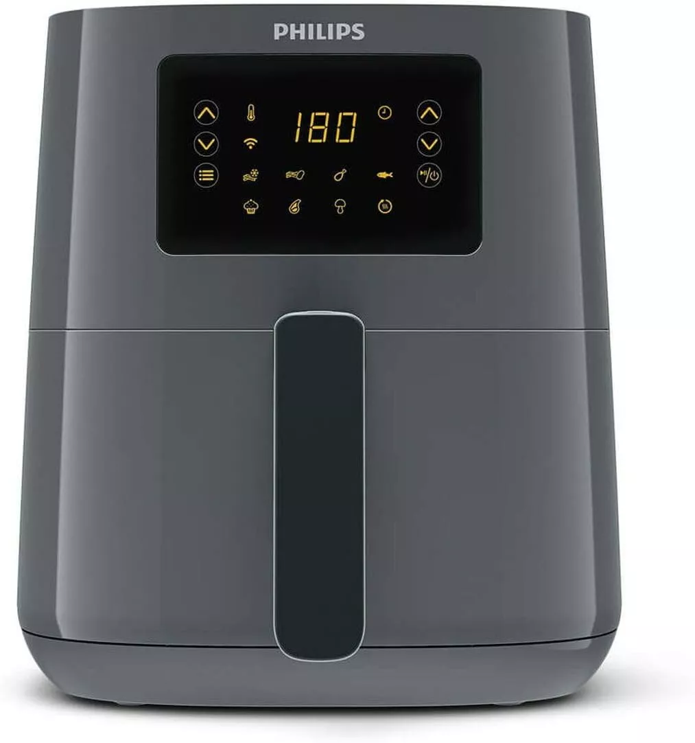 HD9255/60 friteuse air fryer philips 1400w gris - 0