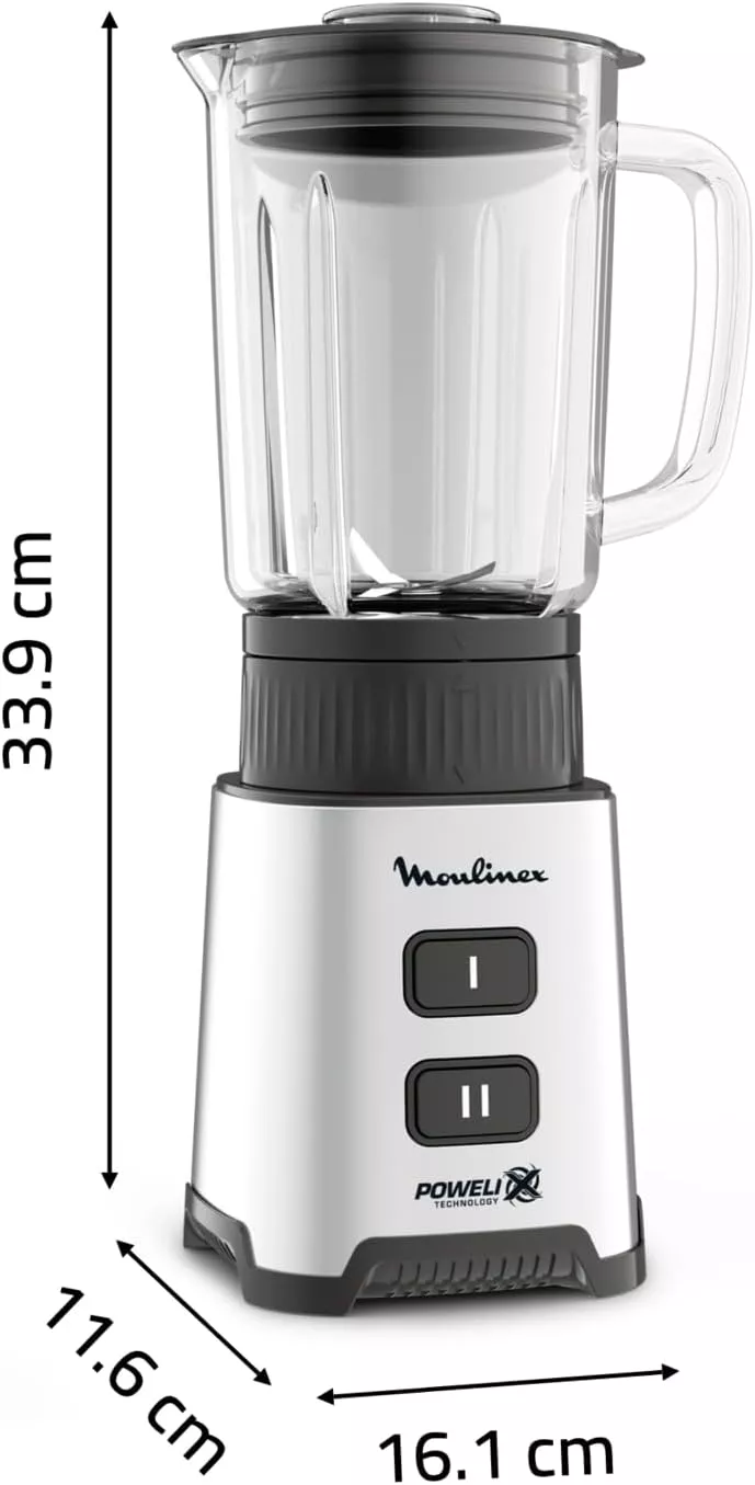 LM17GD10 Moulinex Blender En Verre Et Gourde 2EN1 400W 1L - 8