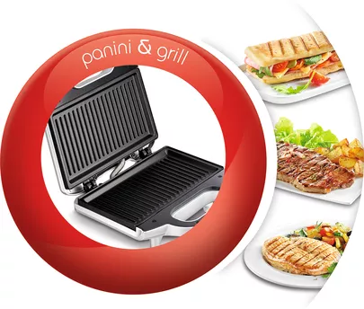 SM156140 Moulinex Panini Grill Ultracompact 700W Silver - 1