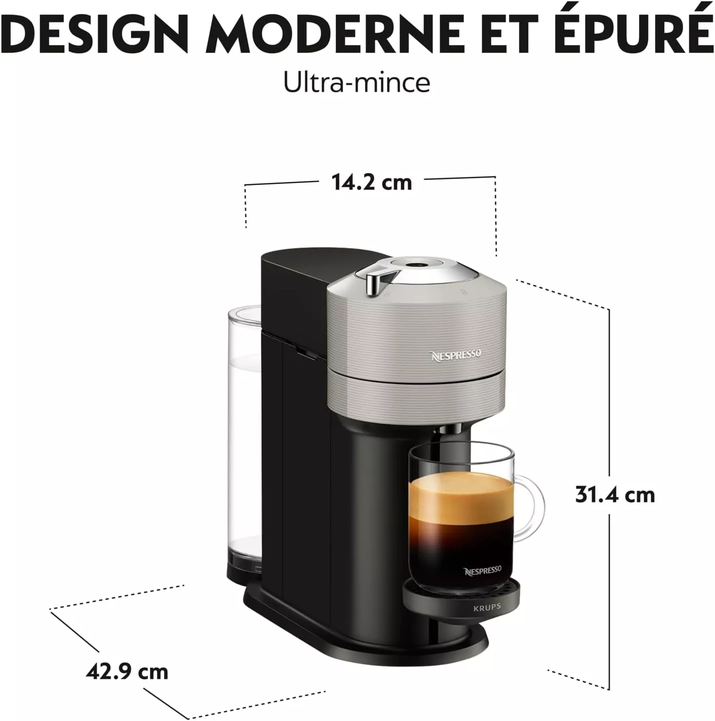 YY4298FD Machine à Café Nespresso Krups Vertuo Next - 5