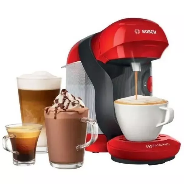 TAS1103 Machine a Café Capsule Bosch tassimo style Rouge - 0