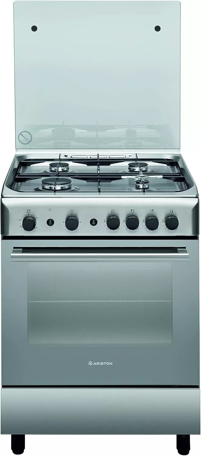 A6GG1F X EX CUISINIERE ARISTON Gaz 60CM 4F INOX Font - 0