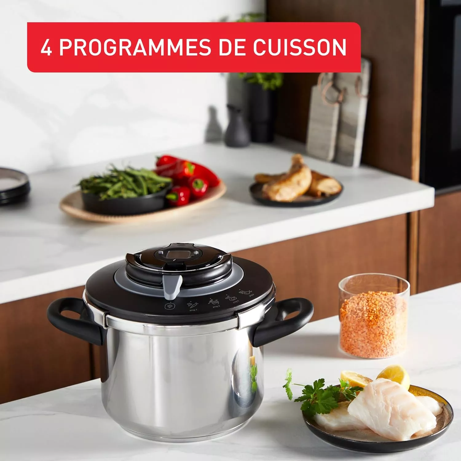 P4550700/07 Autocuiseur Seb Cocotte-minute Clipso+ CHEF 6L - 2