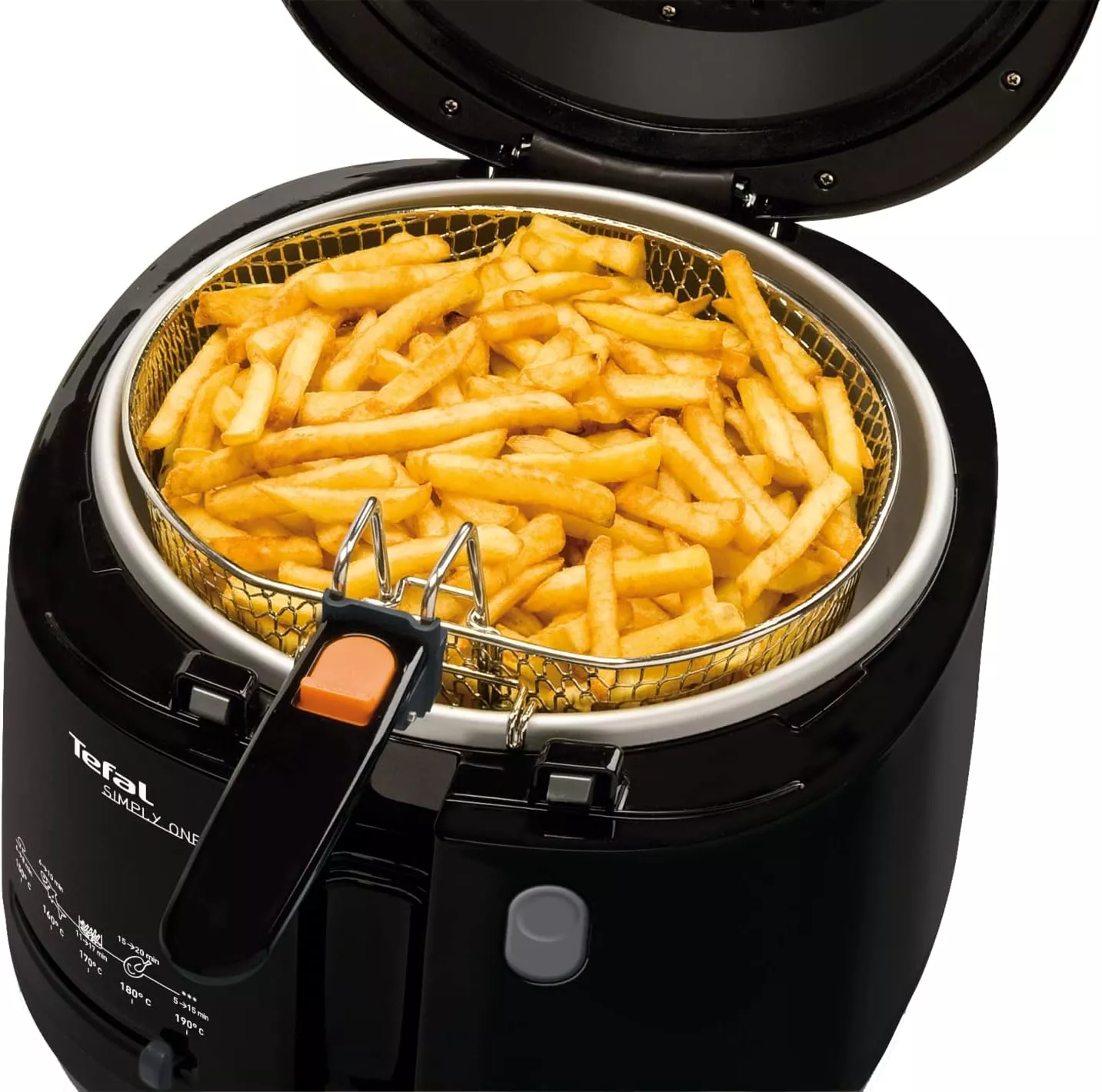 FF160800 FRITEUSE SEB NOIR 1.2KG 190°C SIMPLY ONE 1900W - 1