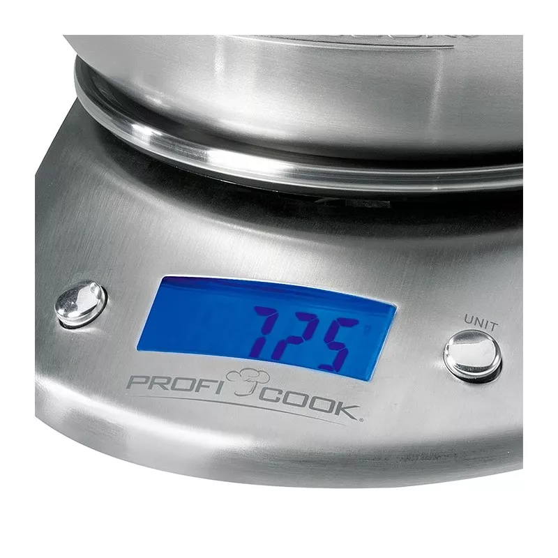 KW1040 Balance de cuisine PROFICOOK avec bol inox 5Kg - 1