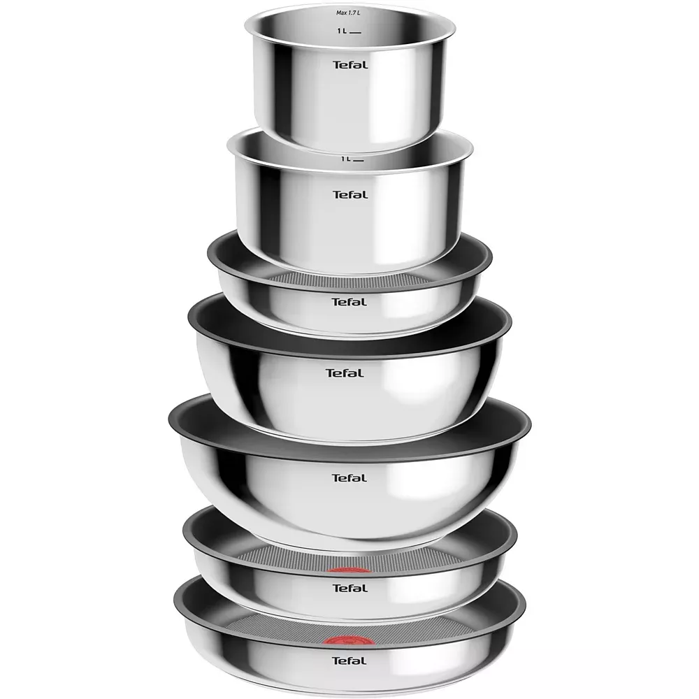 L881SF04 Batterie de cuisine TEFAL Ingenio 15pcs TITANIUM - 1