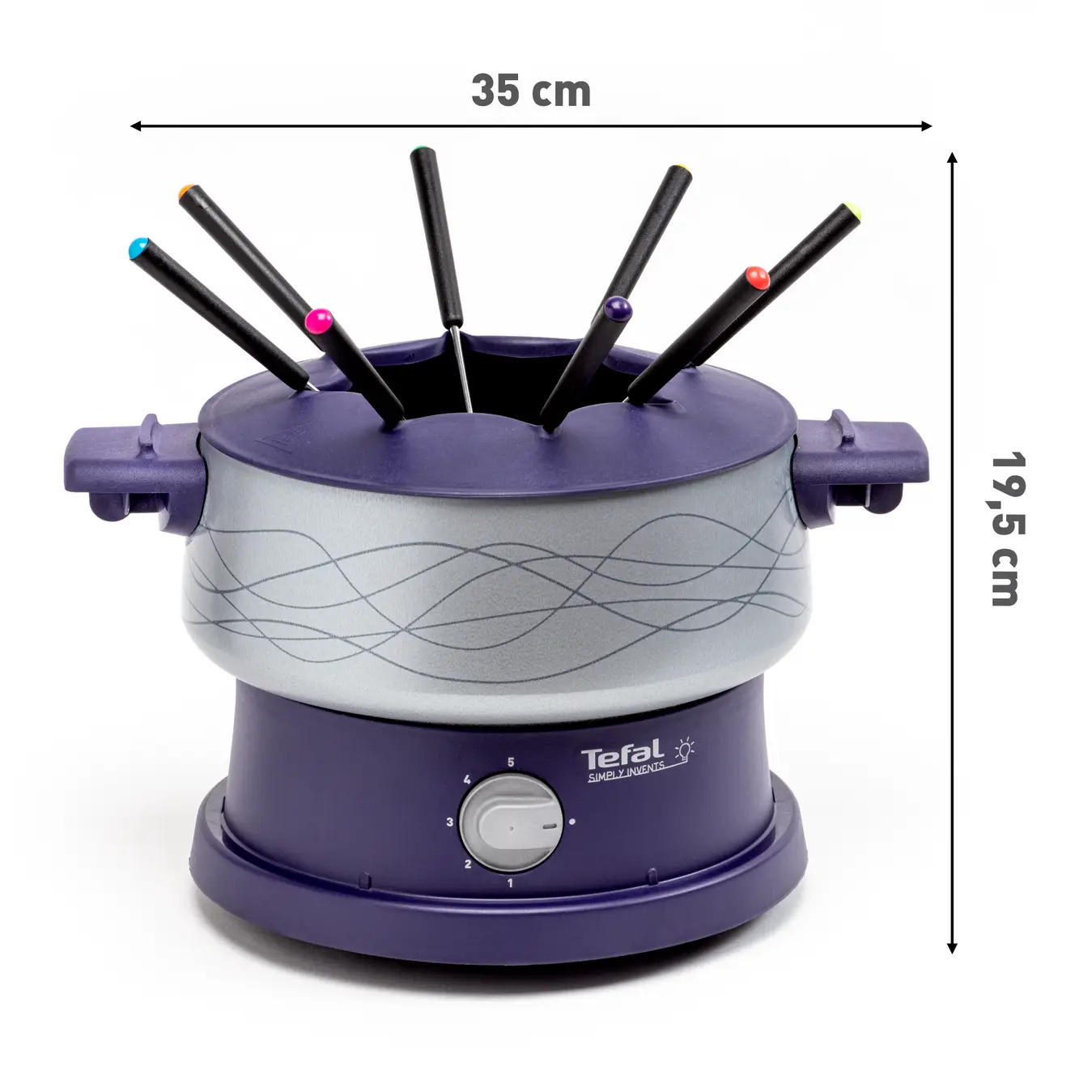 EF351412 Fondue TEFAL SIMPLY IVENTS 800W Avec 5 Ramequins - 9