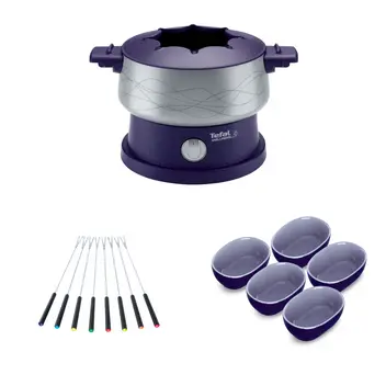 EF351412 Fondue TEFAL SIMPLY IVENTS 800W Avec 5 Ramequins - 1