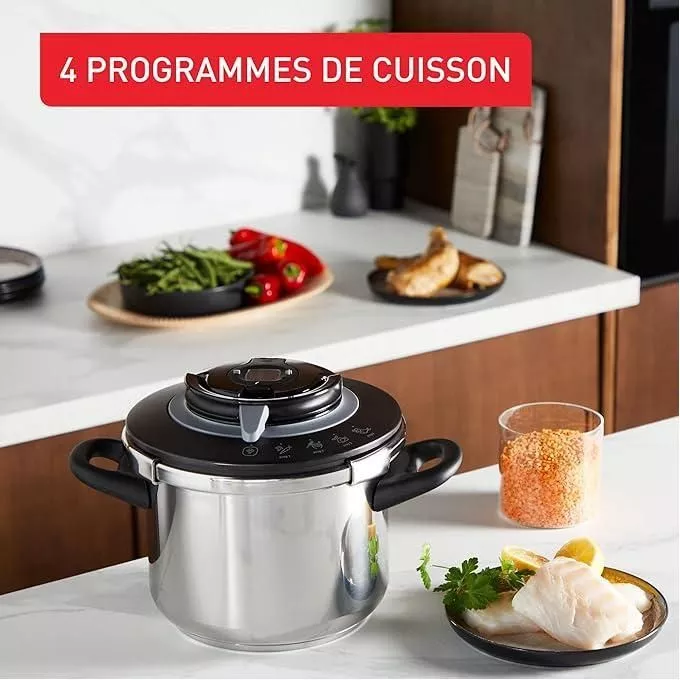 P4550600 Cocotte Autocuiseur Seb Clipso+ CHEF 4,5L Inox - 2