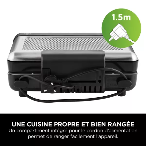 GR101EU GRILLE NINJA ELECTRIQUE plancha avec plaque grill - 11