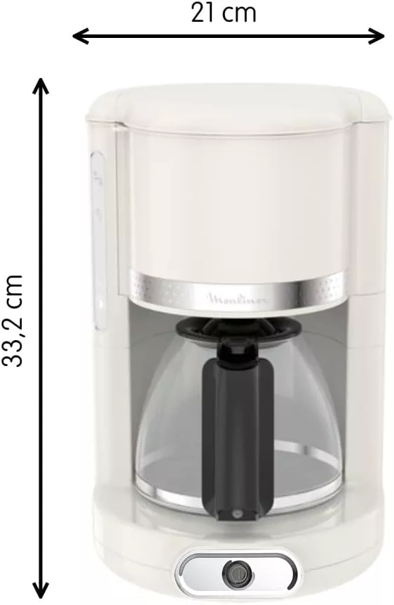 FG381A10 Cafetière Filtre Moulinex 1,25L Soleil Ivoire 15T - 6