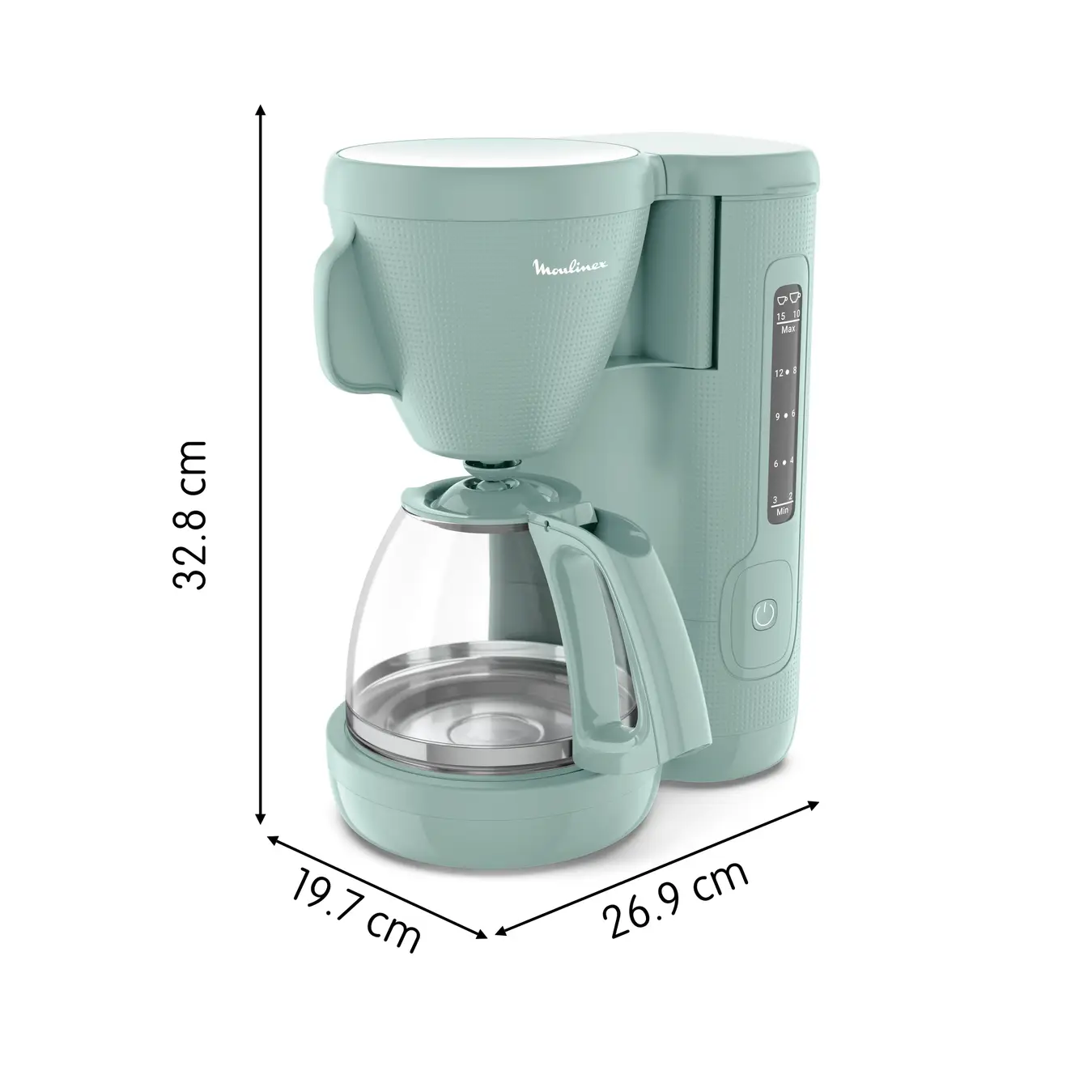 FG2M1310 Cafetière Filtre Morning Moulinex 1,25L vert d'eau - 7