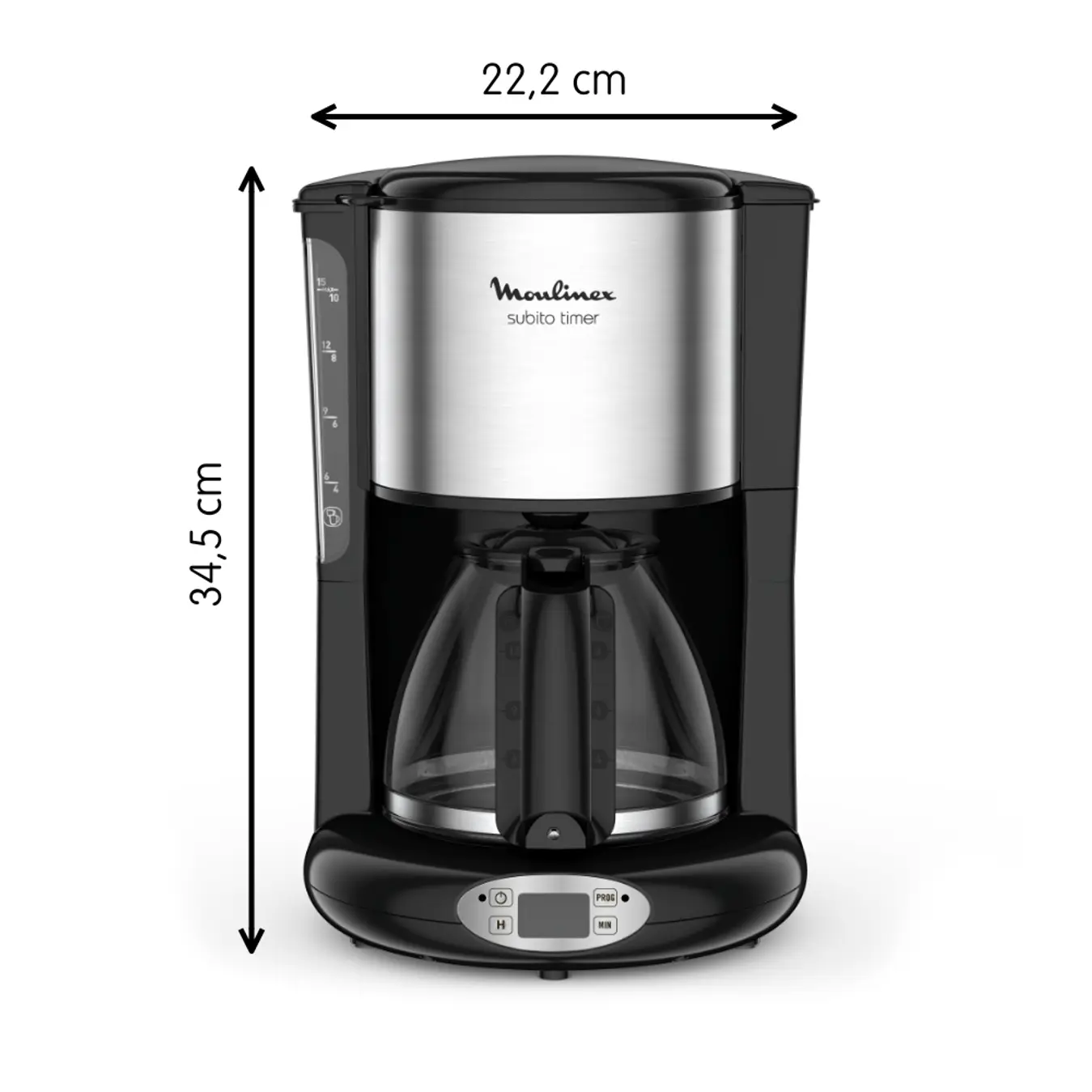 FG362810 Cafetière Moulinex Subito Timer 1,25 L 15 Tasses - 5