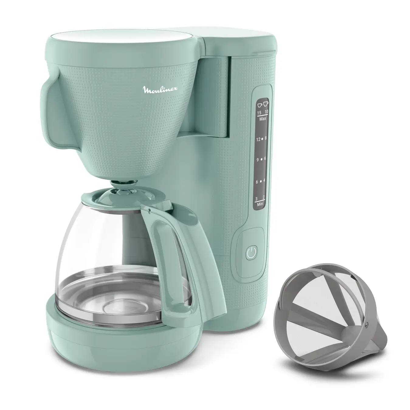 FG2M1310 Cafetière Filtre Morning Moulinex 1,25L vert d'eau - 1